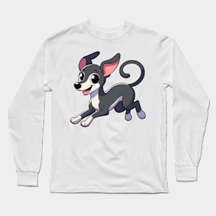 Italian Greyhound Jumping Long Sleeve T-Shirt